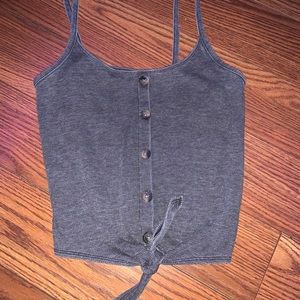 Grey american eagle tank top